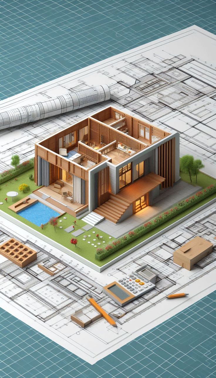 Plans 3D architecture